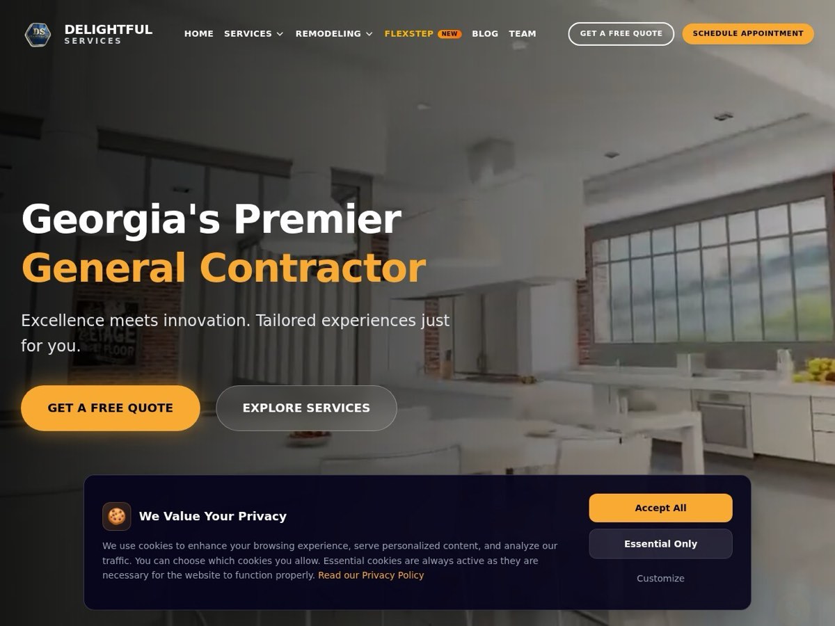 Vista previa de Delightful Services